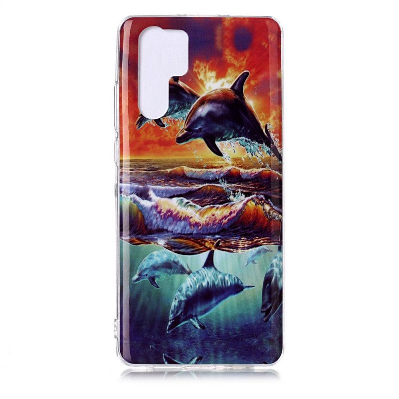 Hoesje voor Huawei P30 Pro Dolfijnen In Het Wild
