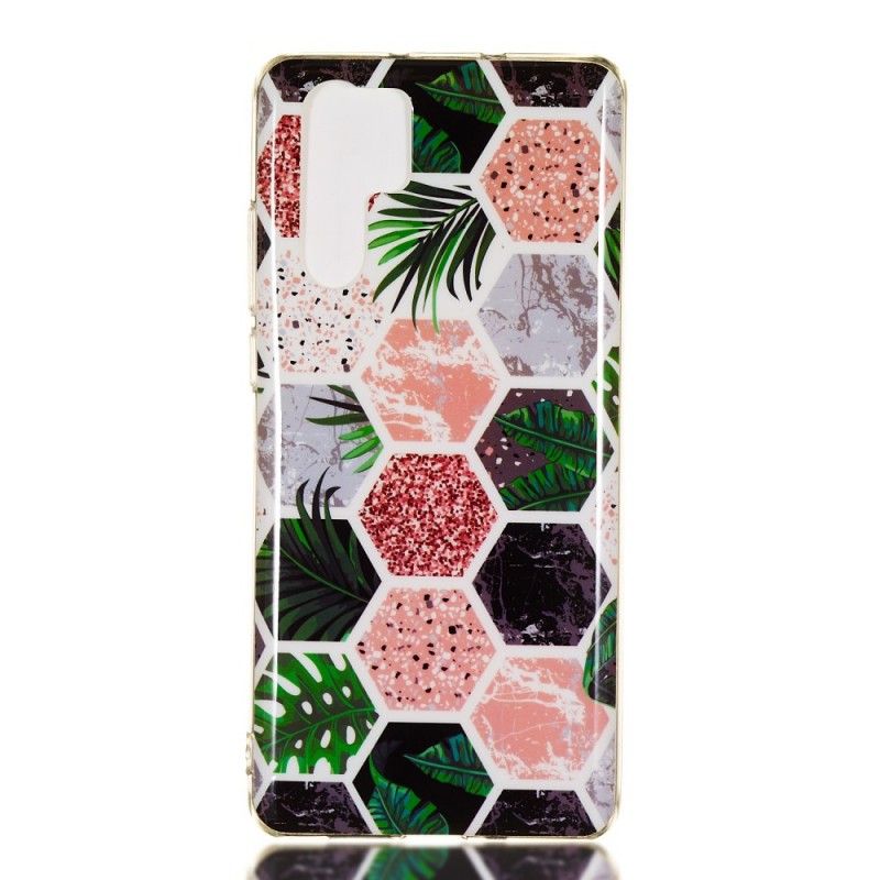 Hoesje voor Huawei P30 Pro Glitter Bijenkorven En Gras