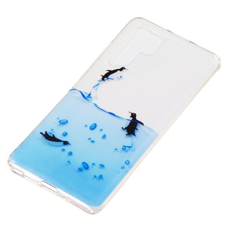 Hoesje voor Huawei P30 Pro Transparant Pinguïnspel