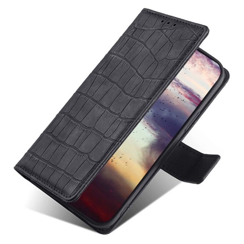 Flip Case Leren Huawei Nova 12i Krokodiltextuur