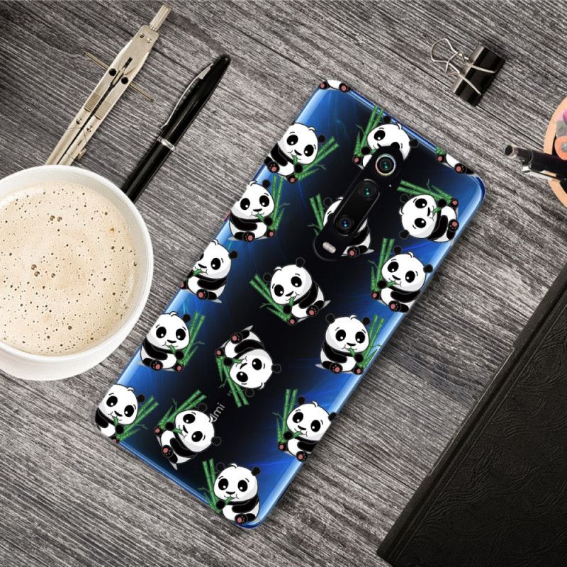 Case Hoesje Xiaomi Mi 9T / Mi 9T Pro Telefoonhoesje Kleine Panda'S