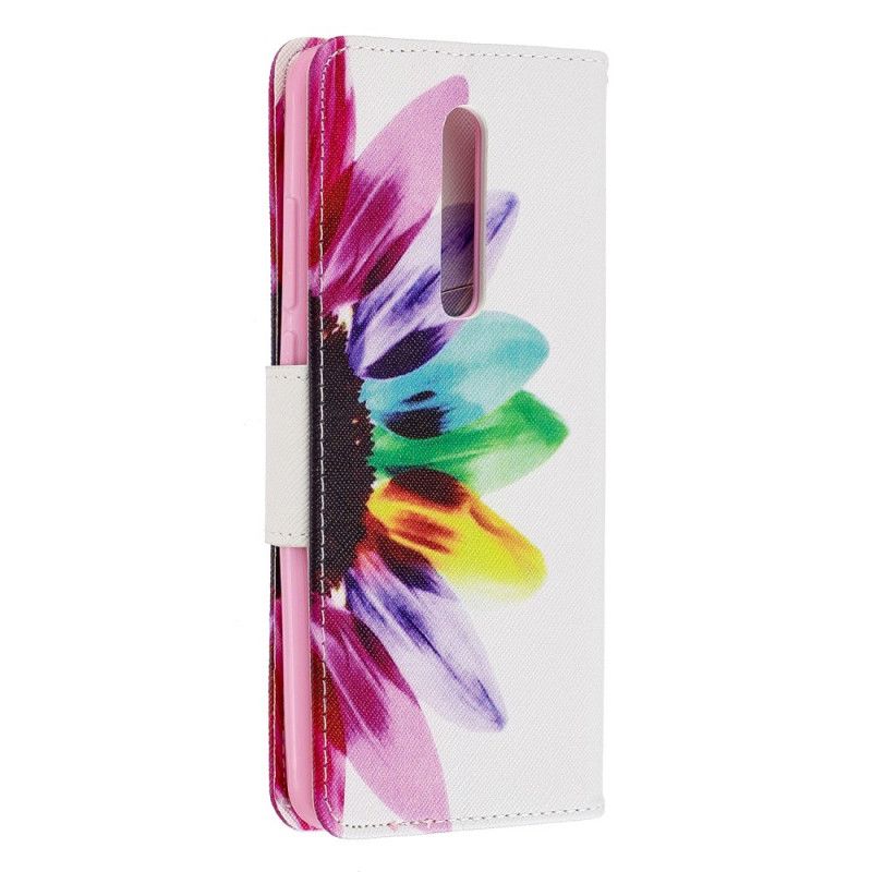 Flip Case Leren Xiaomi Mi 9T / Mi 9T Pro Aquarelbloem