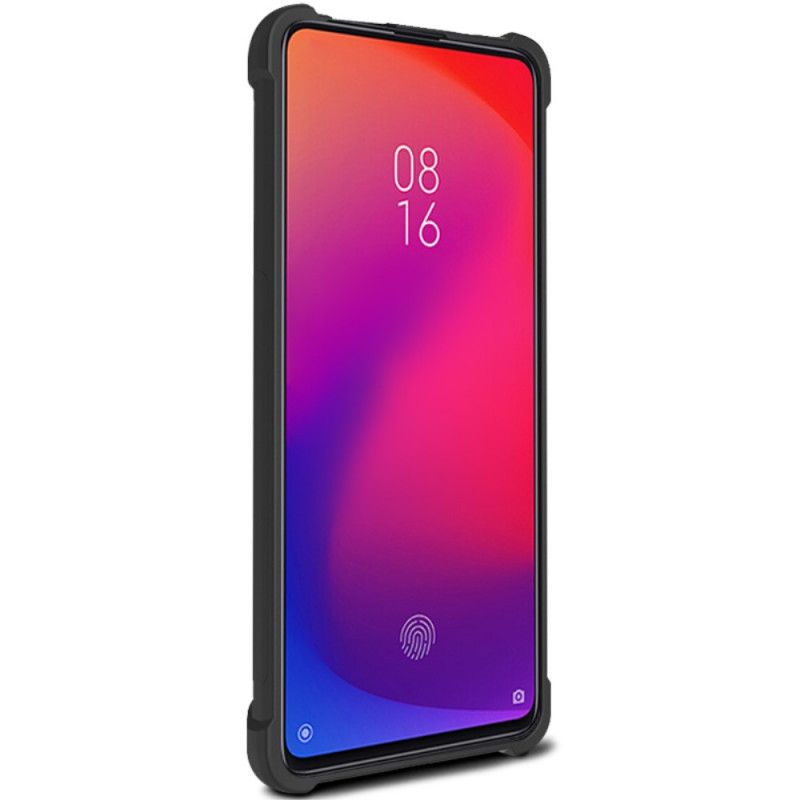 Hoesje voor Xiaomi Mi 9T / Mi 9T Pro Grijs Zwart Met Imak-Schermfilm