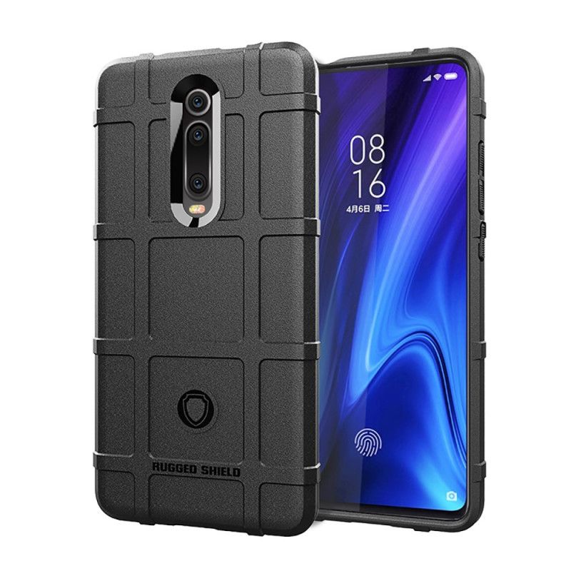 Hoesje voor Xiaomi Mi 9T / Mi 9T Pro Grijs Zwart Robuust Schild