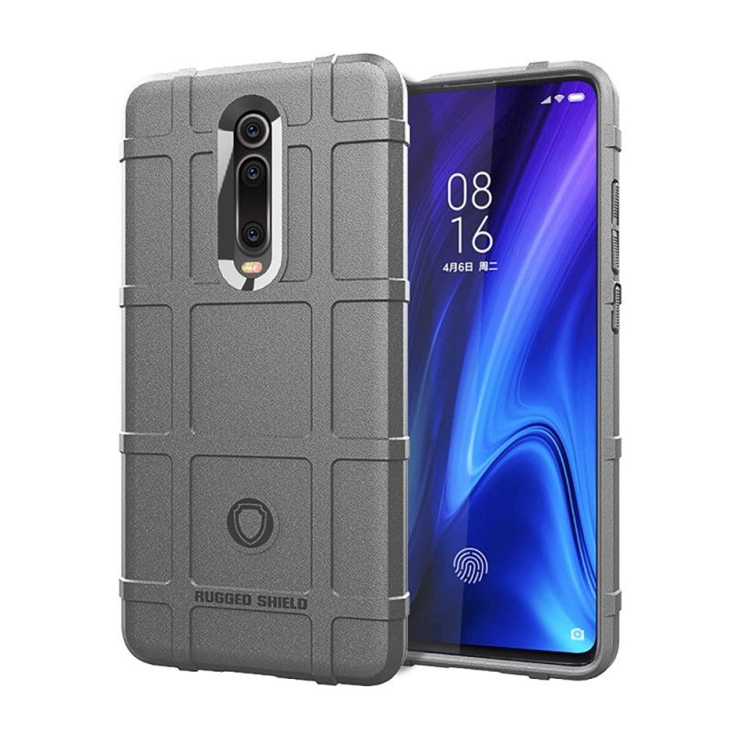 Hoesje voor Xiaomi Mi 9T / Mi 9T Pro Grijs Zwart Robuust Schild