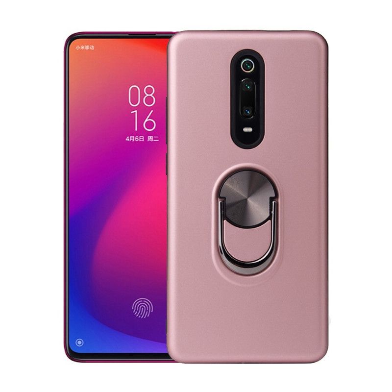 Hoesje voor Xiaomi Mi 9T / Mi 9T Pro Rood Zwart Afneembaar Met Steunring