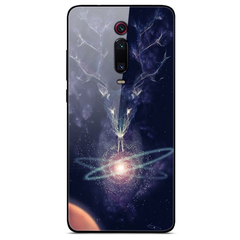 Hoesje voor Xiaomi Mi 9T / Mi 9T Pro Ster Hert Gehard Glas