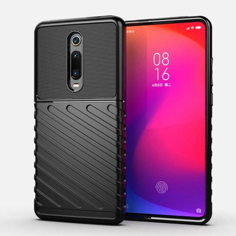 Hoesje Xiaomi Mi 9T / Mi 9T Pro Groen Zwart Donderreeks