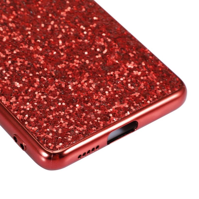 Hoesje Xiaomi Mi 9T / Mi 9T Pro Rood Zwart Ik Ben Glitter