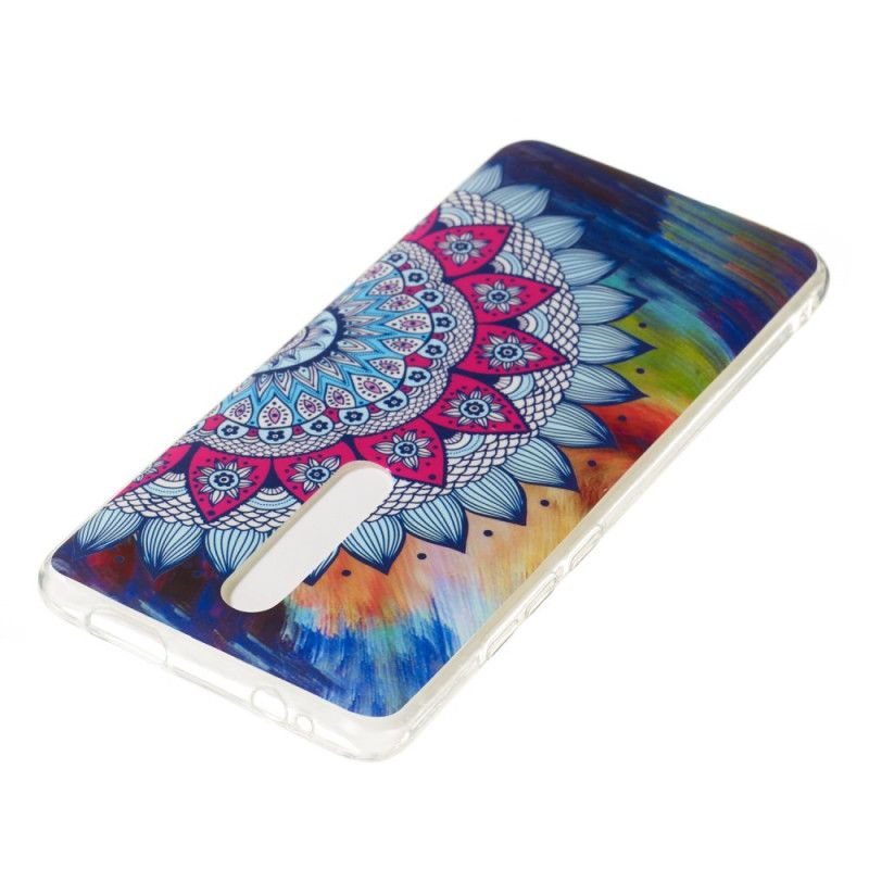 Hoesje Xiaomi Mi 9T / Mi 9T Pro Telefoonhoesje Fluorescerende Mandala