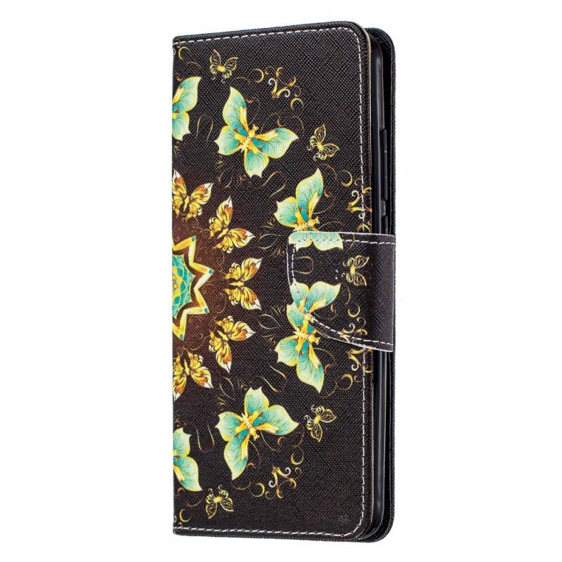 Leren Hoesje voor Xiaomi Mi 9T / Mi 9T Pro Vlinder Mandala