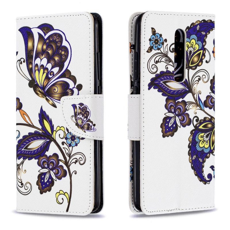 Leren Hoesje voor Xiaomi Mi 9T / Mi 9T Pro Vlindertattoo