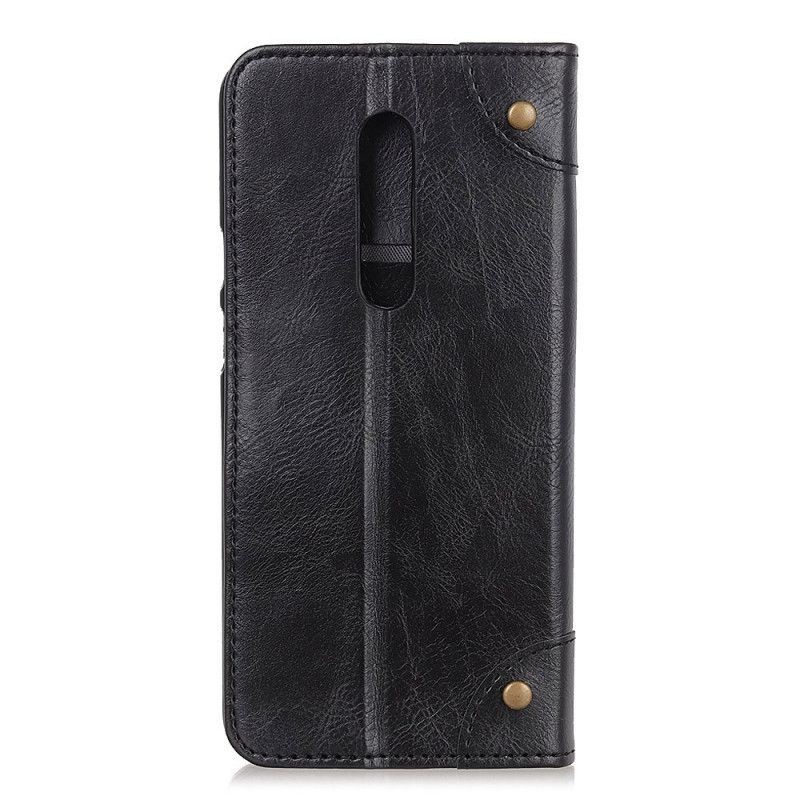 Leren Hoesje voor Xiaomi Mi 9T / Mi 9T Pro Zwart Vintage Oud