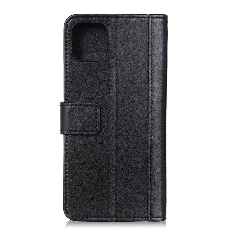 Cover Folio-hoesje Samsung Galaxy A31 Zwart Telefoonhoesje Versie In Gekleurd Splitleder