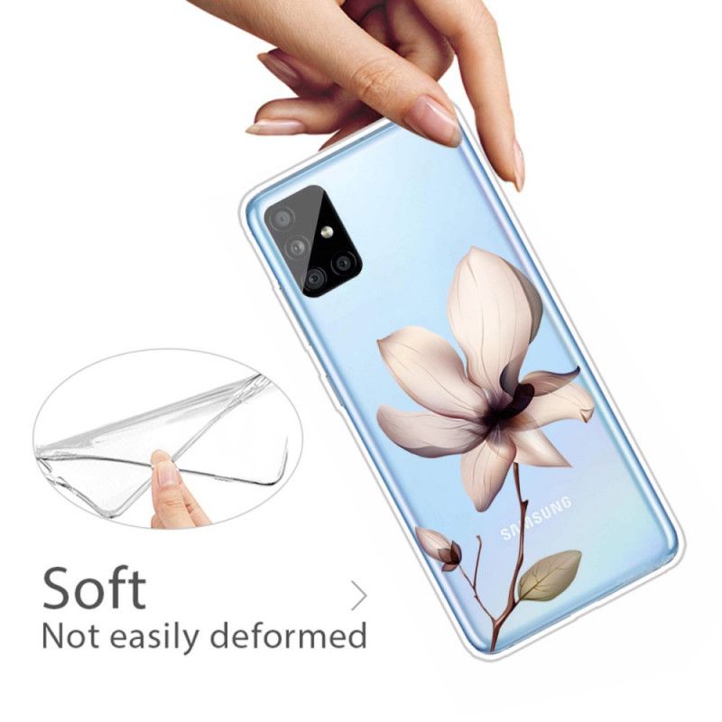 Cover Hoesje Samsung Galaxy A31 Telefoonhoesje Premium Bloemen