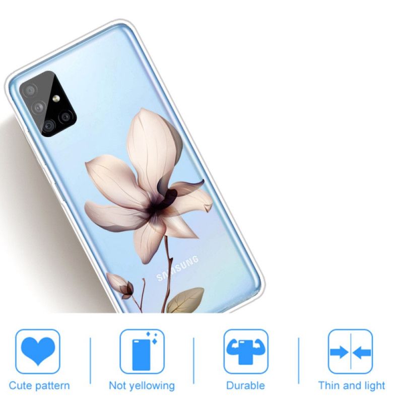 Cover Hoesje Samsung Galaxy A31 Telefoonhoesje Premium Bloemen