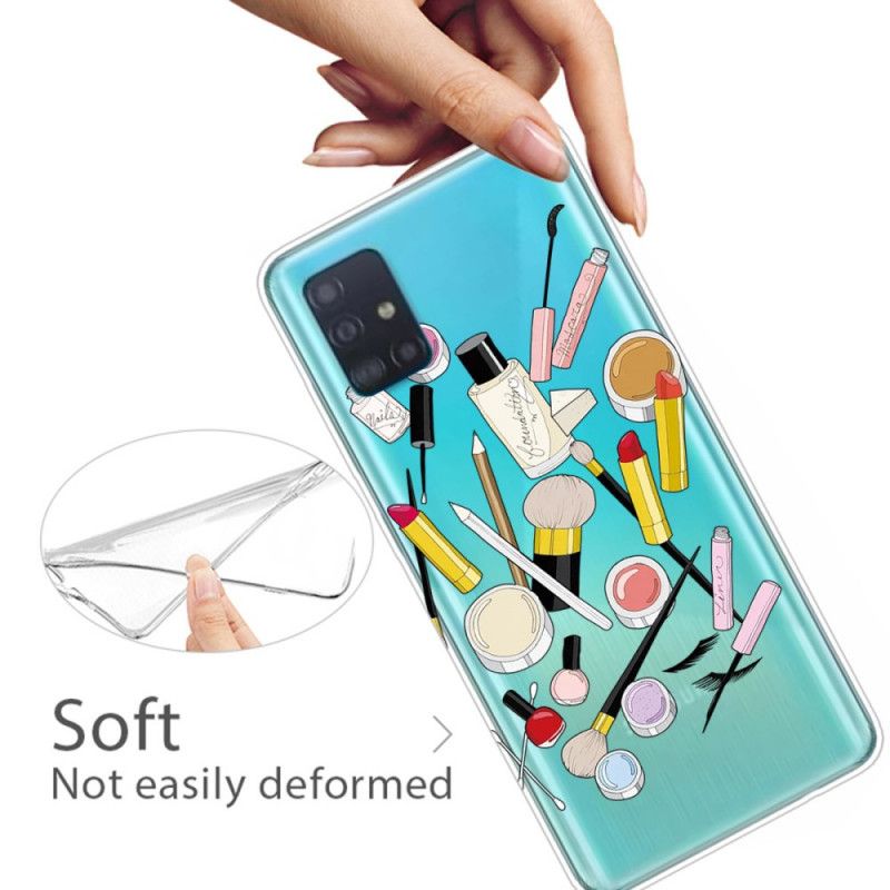 Cover Hoesje Samsung Galaxy A31 Telefoonhoesje Topmake-Up