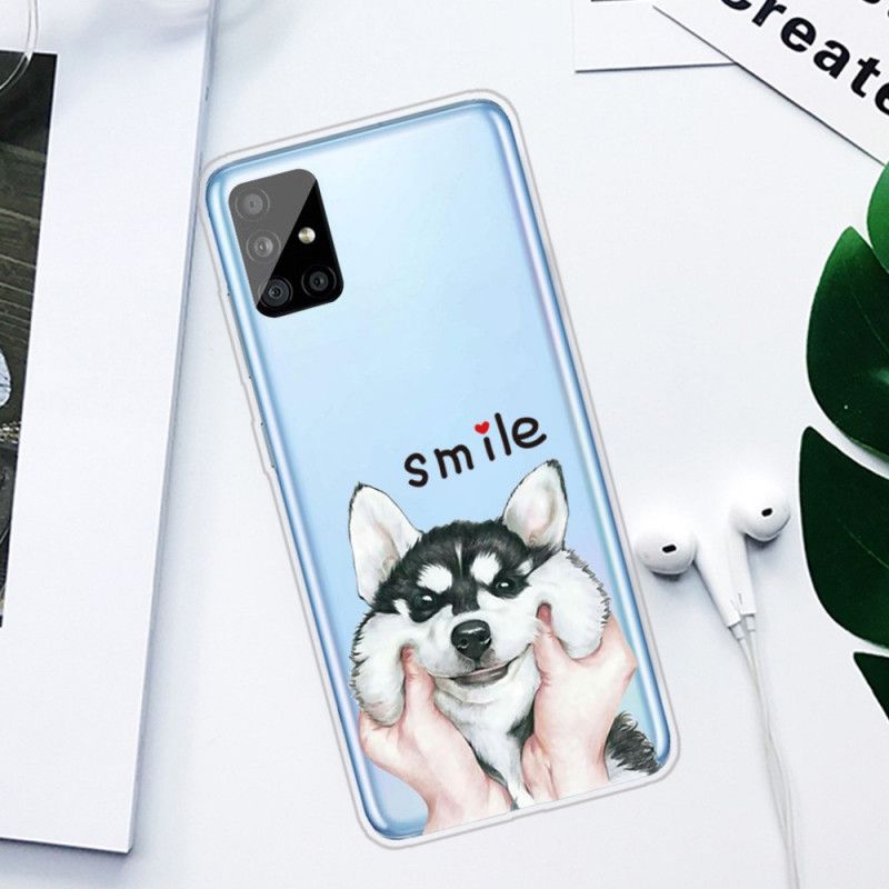 Hoesje Samsung Galaxy A31 Glimlach Hond