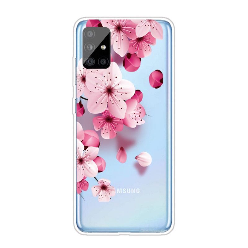 Hoesje Samsung Galaxy A31 Kleine Roze Bloemen