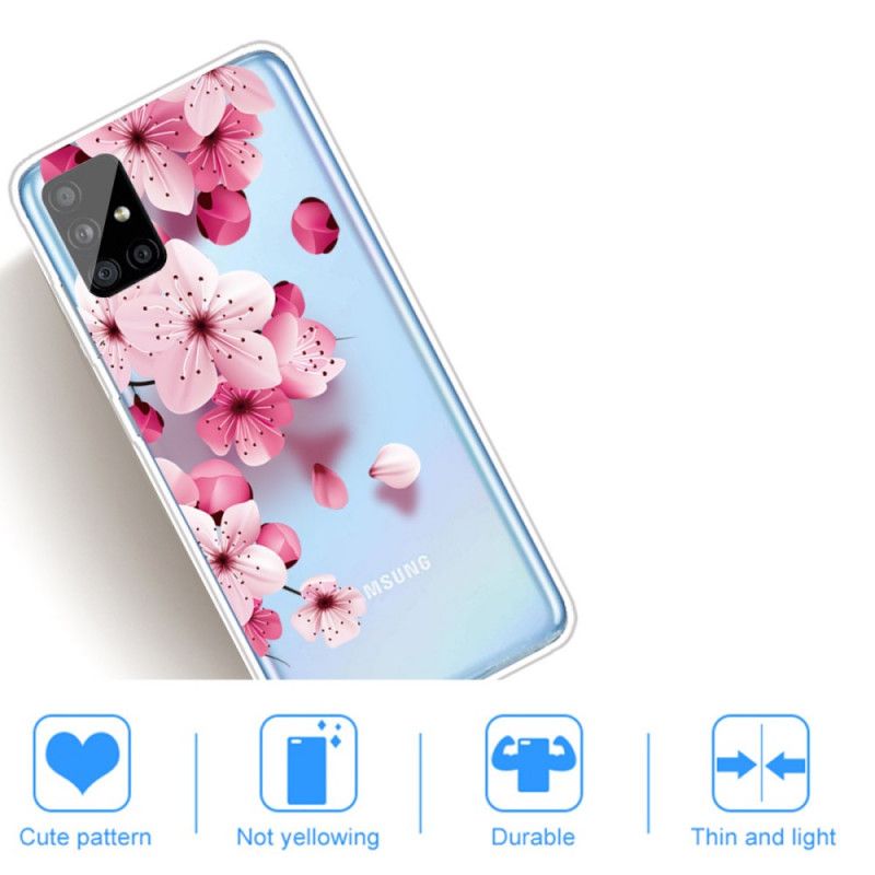 Hoesje Samsung Galaxy A31 Kleine Roze Bloemen