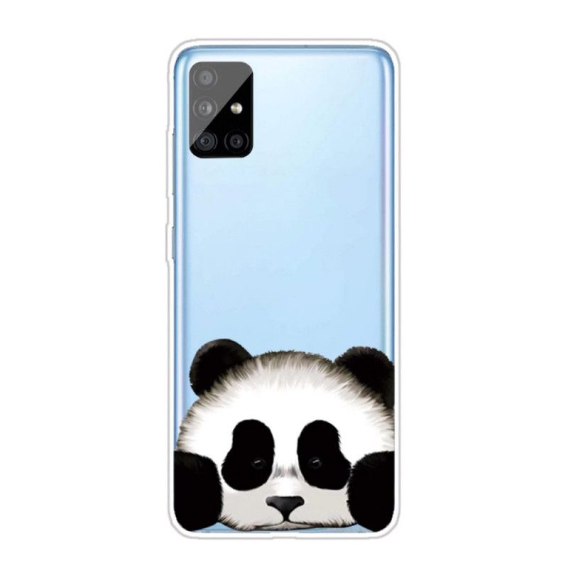 Hoesje Samsung Galaxy A31 Telefoonhoesje Transparante Panda