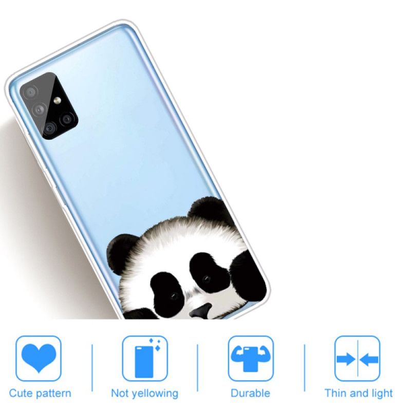 Hoesje Samsung Galaxy A31 Telefoonhoesje Transparante Panda