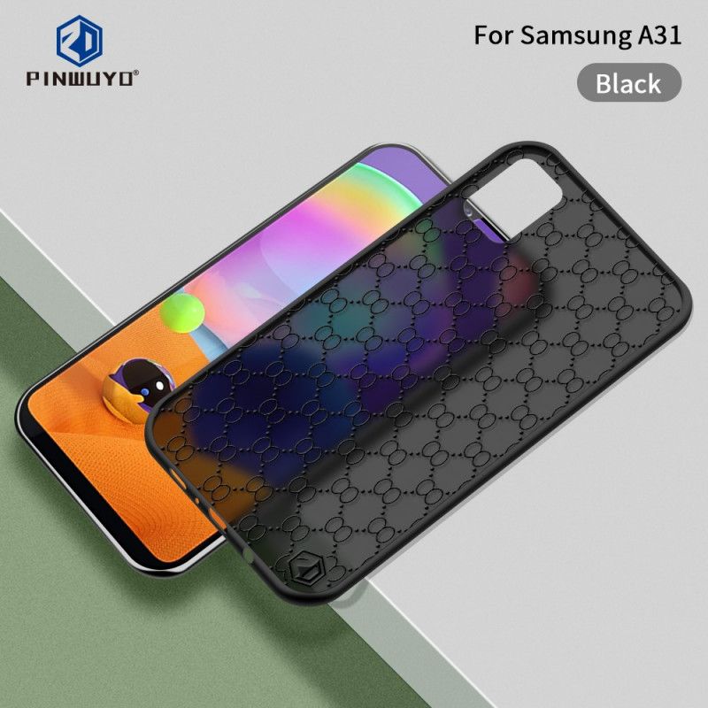 Hoesje Samsung Galaxy A31 Wit Zwart Dennen Dun Serie Ii Pinwuyo