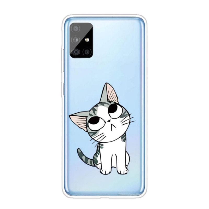 Hoesje voor Samsung Galaxy A31 Charmante Kat