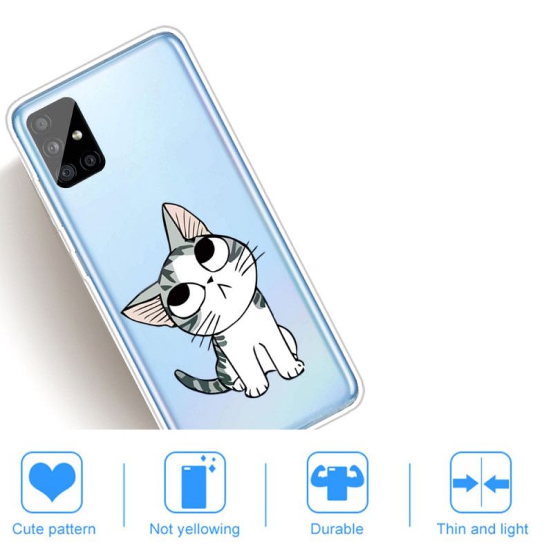 Hoesje voor Samsung Galaxy A31 Charmante Kat