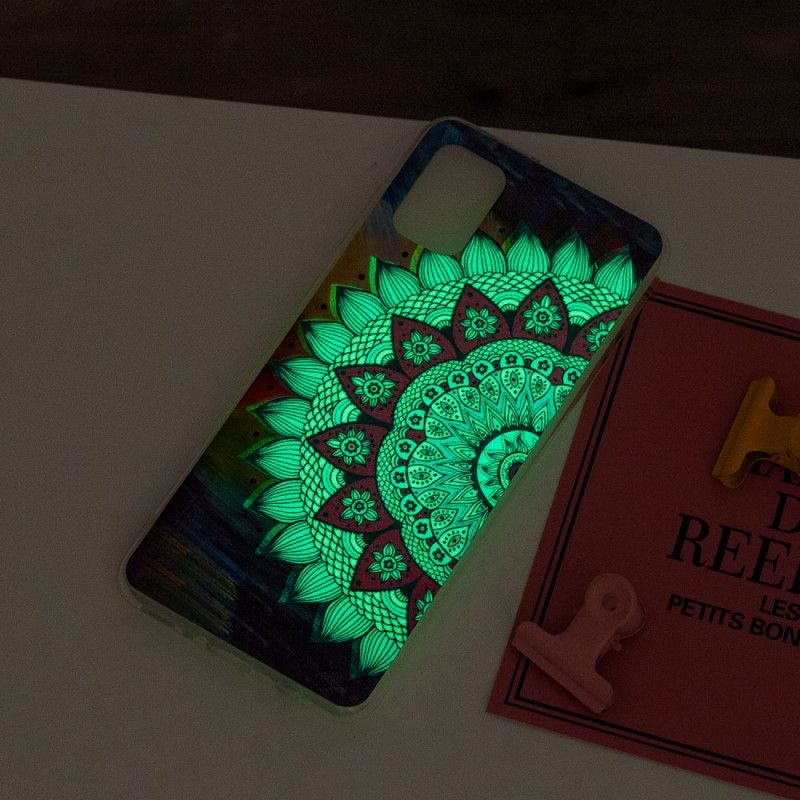 Hoesje voor Samsung Galaxy A31 Fluorescerende Mandala