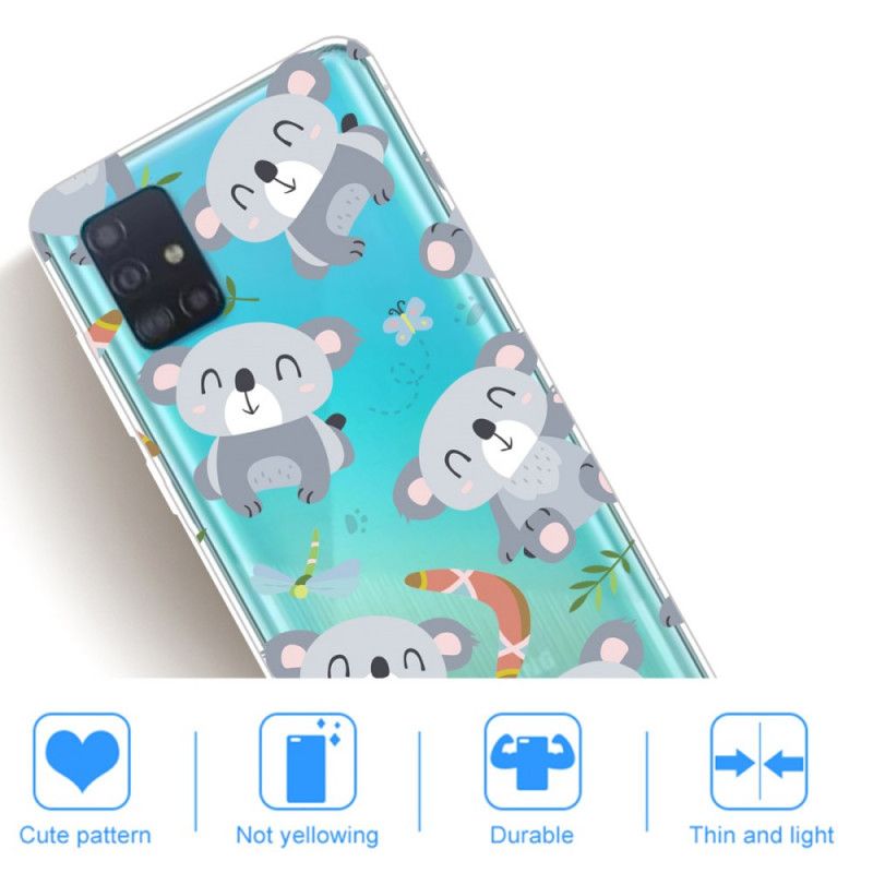 Hoesje voor Samsung Galaxy A31 Schattige Koala'S