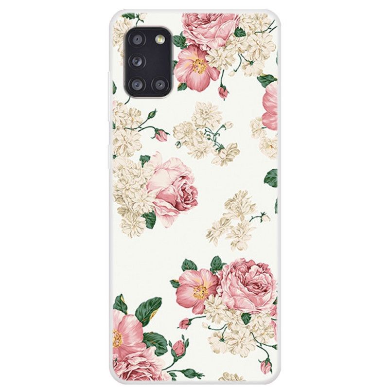 Hoesje voor Samsung Galaxy A31 Vrijheidsbloemen