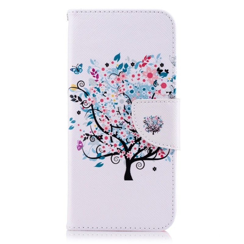 Cover Folio-hoesje Samsung Galaxy A6 Telefoonhoesje Bloemrijke Boom