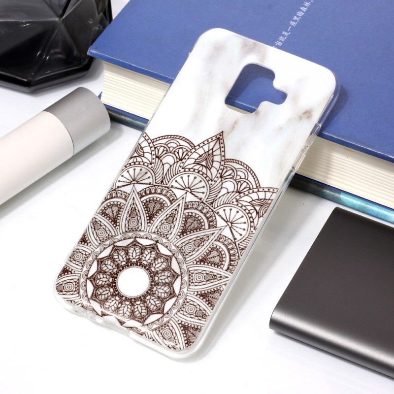 Hoesje Samsung Galaxy A6 Gemarmerde Mandala