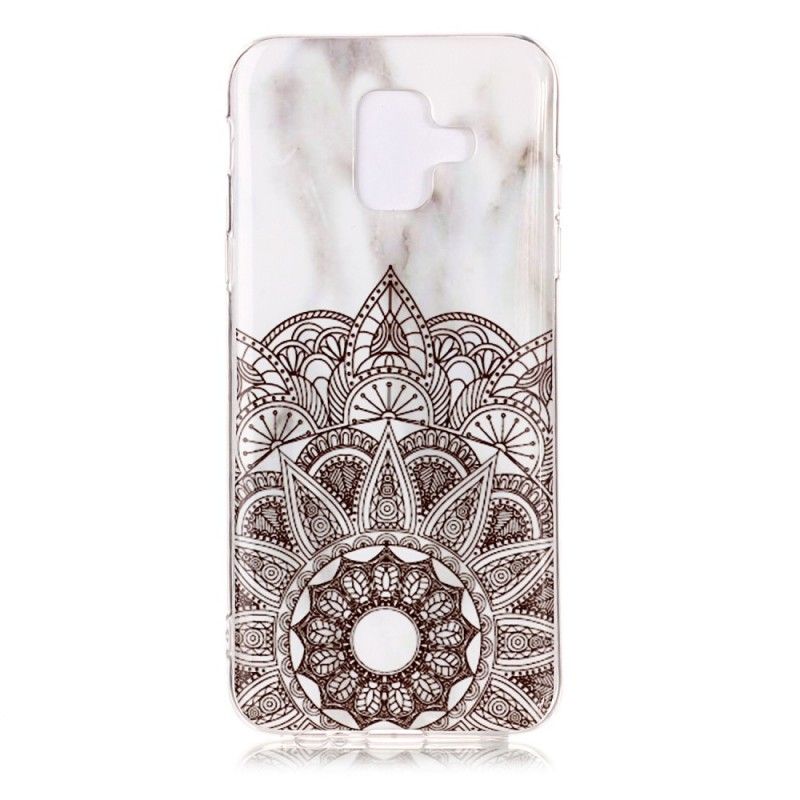 Hoesje Samsung Galaxy A6 Gemarmerde Mandala