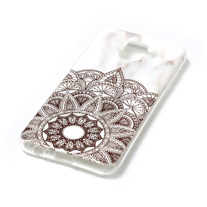 Hoesje Samsung Galaxy A6 Gemarmerde Mandala