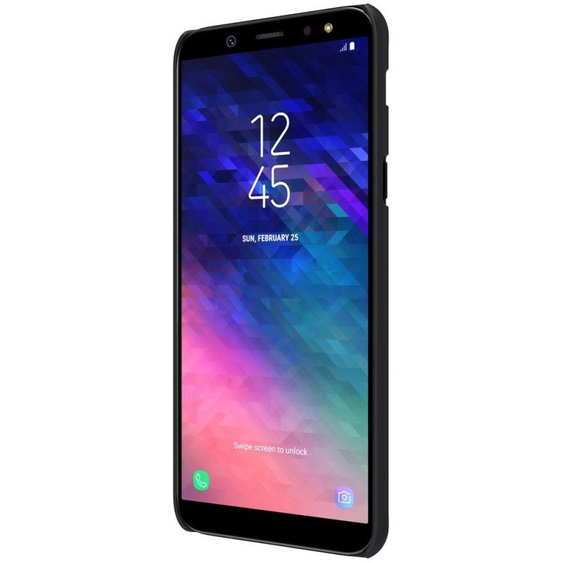 Hoesje Samsung Galaxy A6 Wit Stijve Frosted Nillkin