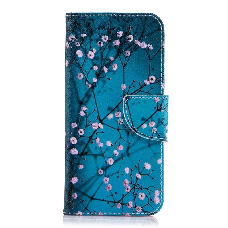 Leren Hoesje Samsung Galaxy A6 Bloeiende Boom