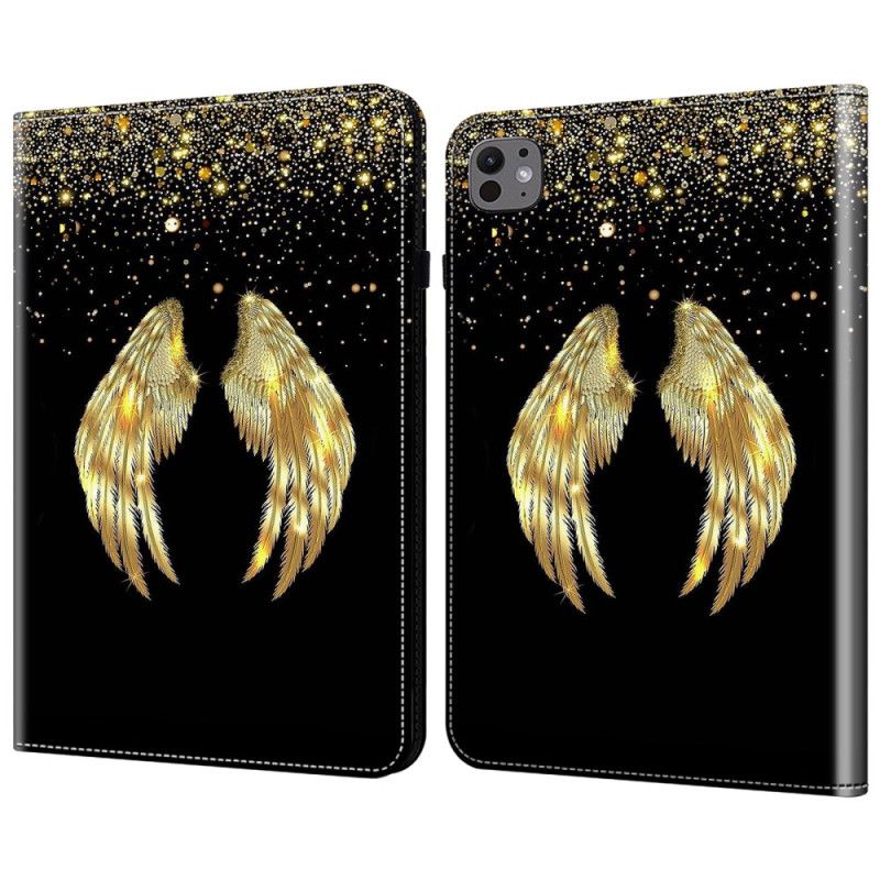 Cover Voor iPad Pro 13 (2024) Gouden Vleugels