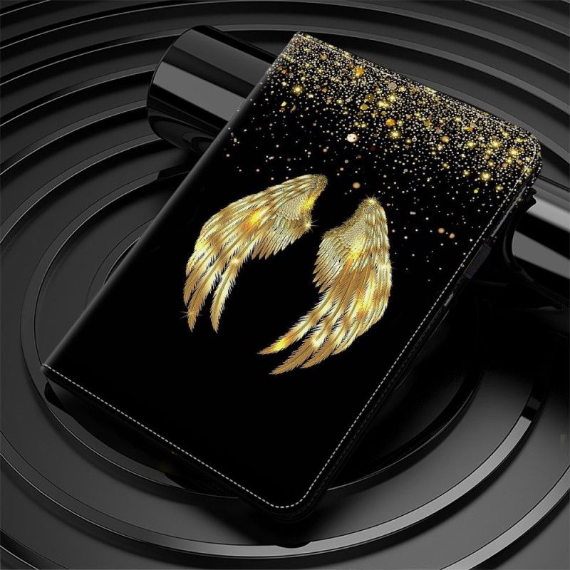 Cover Voor iPad Pro 13 (2024) Gouden Vleugels