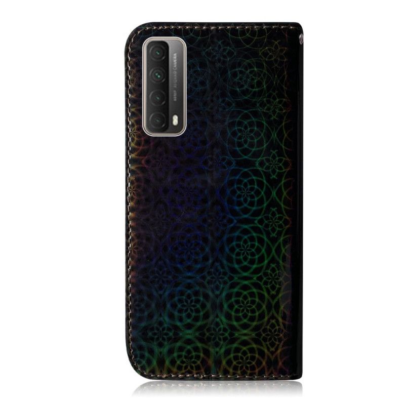 Bescherming Hoesje Huawei P Smart 2021 Grijs Zwart Pure Kleur