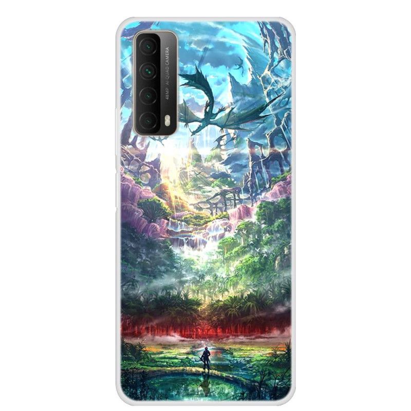 Case Hoesje Huawei P Smart 2021 Telefoonhoesje Hemelse Natuur