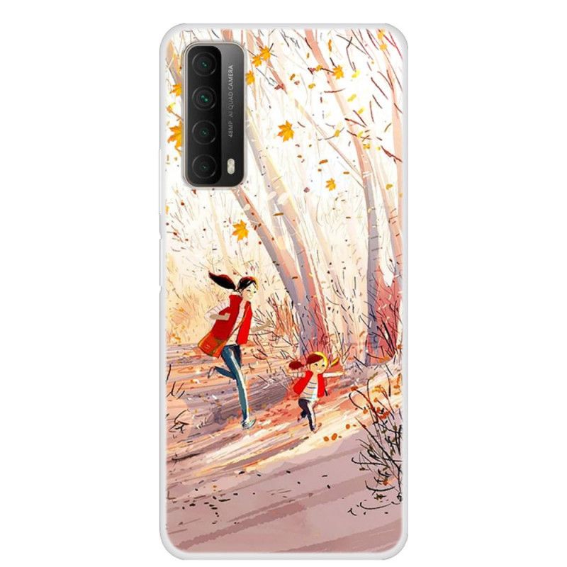 Case Hoesje Huawei P Smart 2021 Telefoonhoesje Herfstlandschap