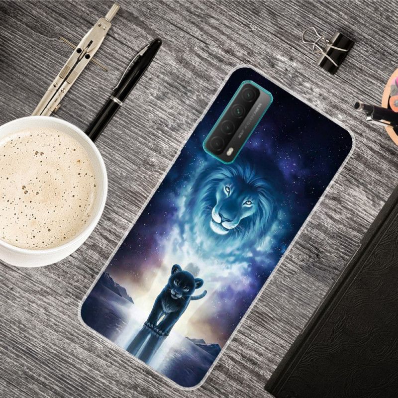 Case Hoesje Huawei P Smart 2021 Telefoonhoesje Leeuwenwelp