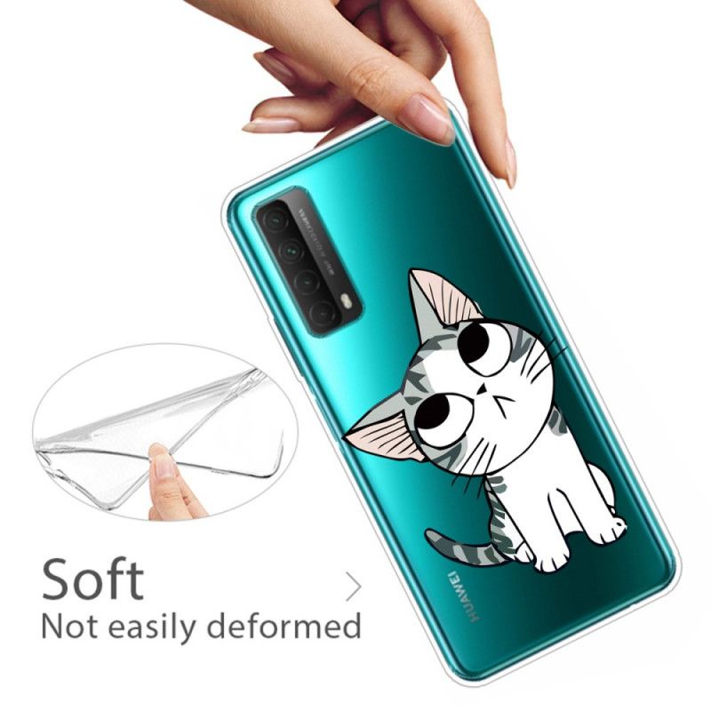 Case Hoesje Huawei P Smart 2021 Telefoonhoesje Patiënt Cat