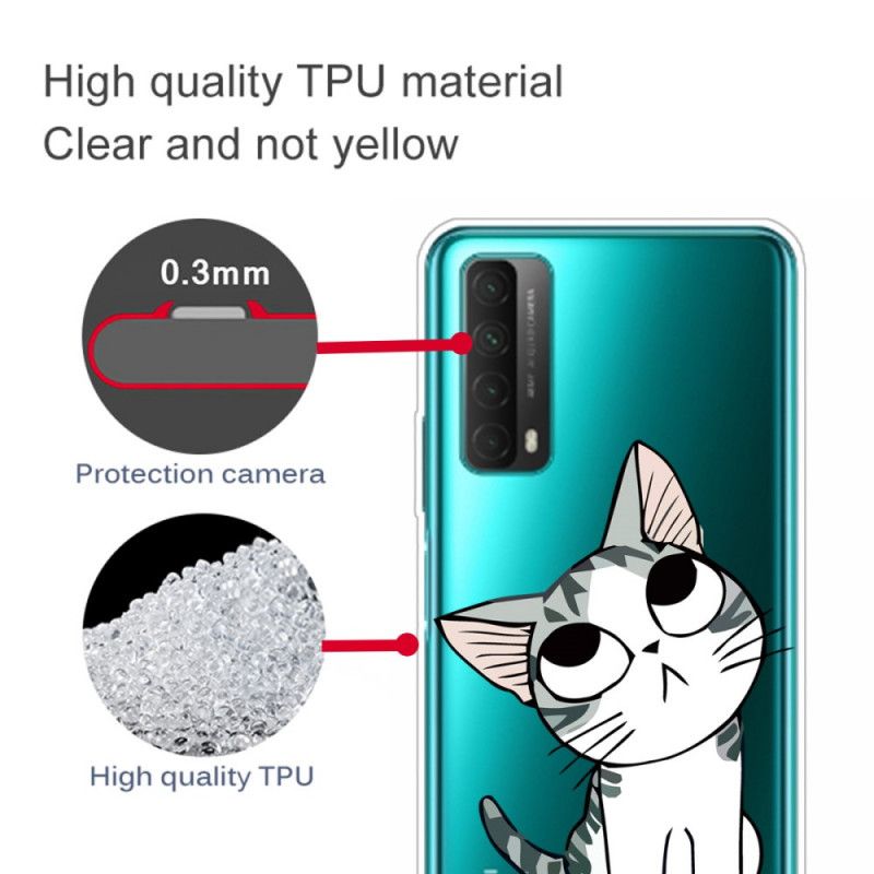 Case Hoesje Huawei P Smart 2021 Telefoonhoesje Patiënt Cat