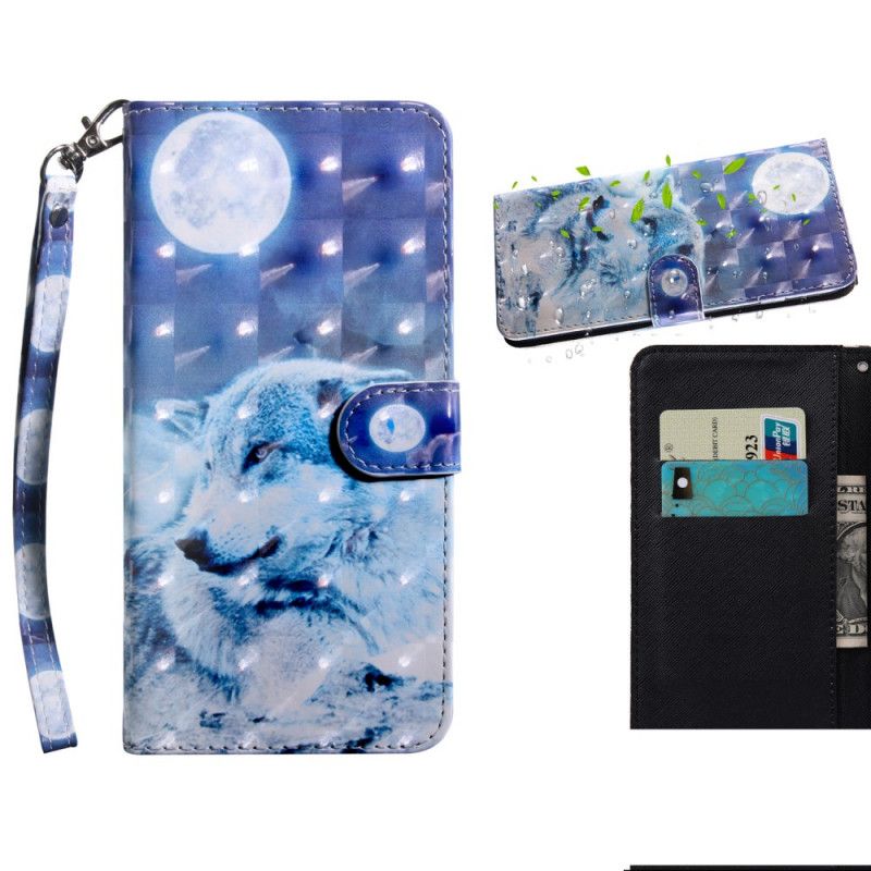 Cover Folio-hoesje Huawei P Smart 2021 Telefoonhoesje Lichtvlek Hector De Wolf