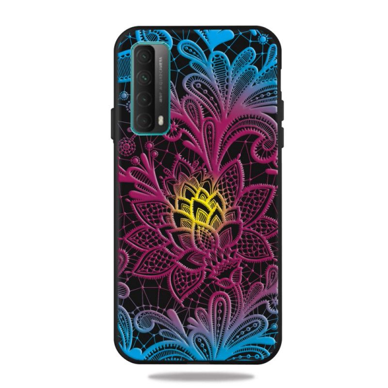 Cover Hoesje Huawei P Smart 2021 Telefoonhoesje Aziatische Lotus