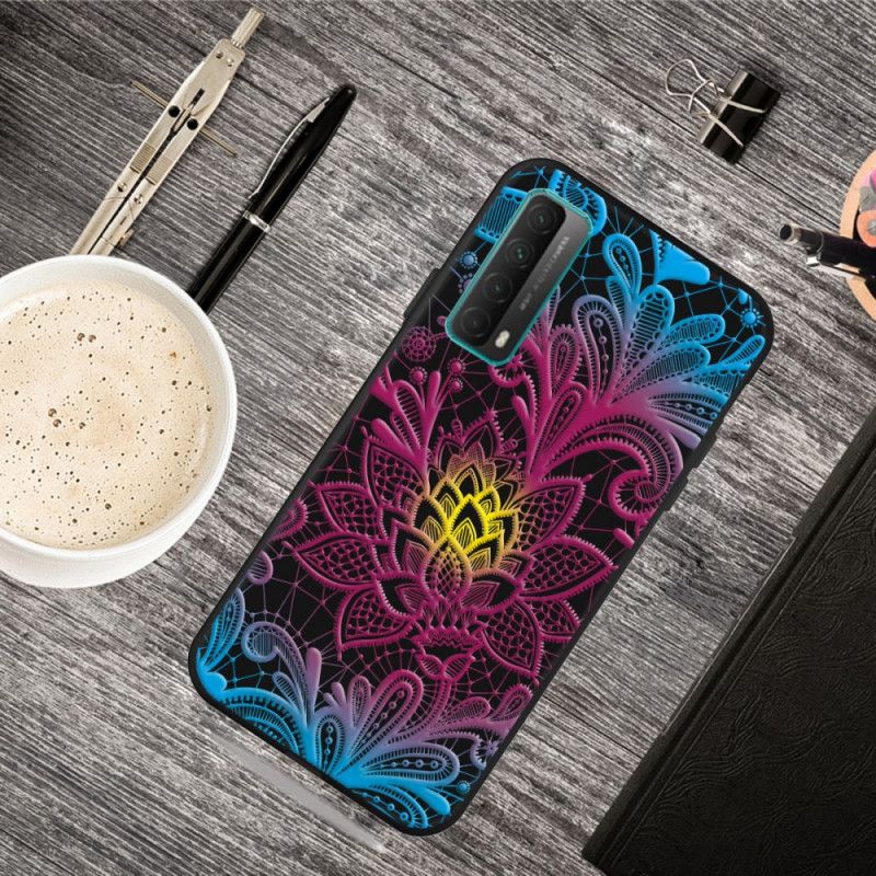 Cover Hoesje Huawei P Smart 2021 Telefoonhoesje Aziatische Lotus