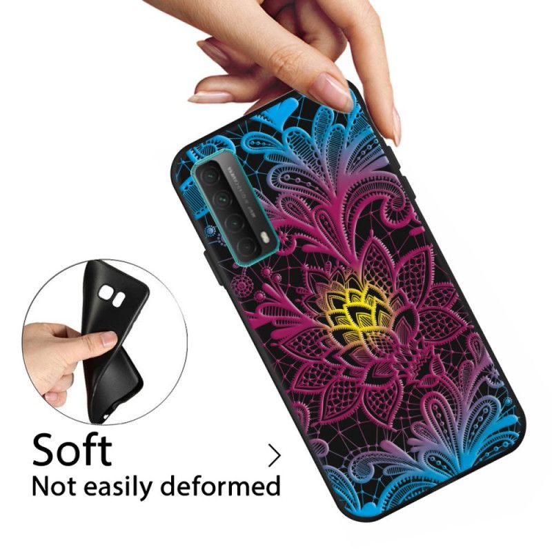 Cover Hoesje Huawei P Smart 2021 Telefoonhoesje Aziatische Lotus